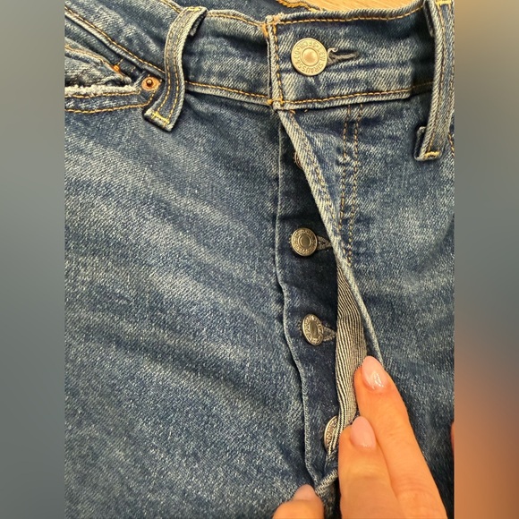 NWOT Levi’s Women’s Ribcage Straight Ankle Jeans - Size 30 - Picture 6 of 7